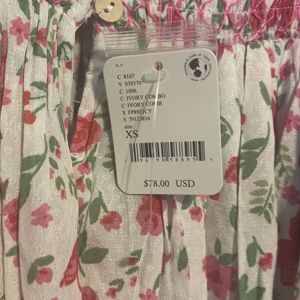 Free People Rule The World Romper size XS NWT - Picture 6 of 7